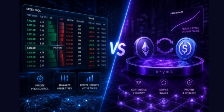 CLOB vs AMM: Why On-Chain Order Books Are Reshaping DEX Trading in 2026