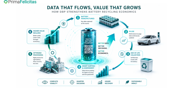 How Digital Battery Passport Data is rewriting Battery Recycling Economics