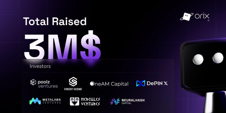 Orix AI Secures $3M Backing to Build the Fastest On-Chain AI Agent Infrastructure