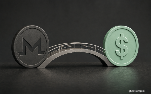 Converting Monero to Stablecoins Without an Account