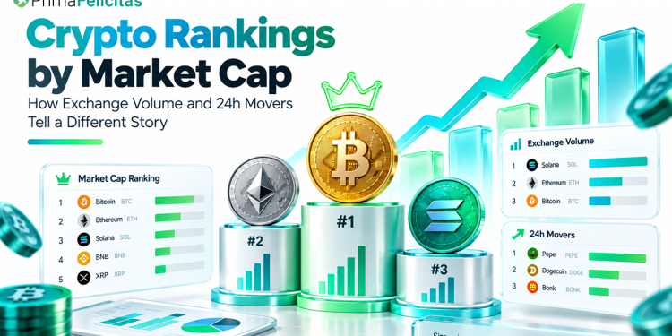 Crypto Rankings by Market Cap: How Exchange Volume and 24h Movers Tell a Different Story