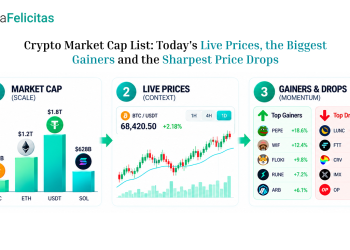 Crypto Market Cap List: Today’s Live Prices, the Biggest Gainers and the Sharpest Price Drops