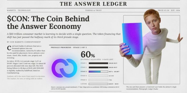 Revenue-Backed Crypto Is Gaining Attention: Why Smart Investors Are Watching ConConAI ($CON) Presale